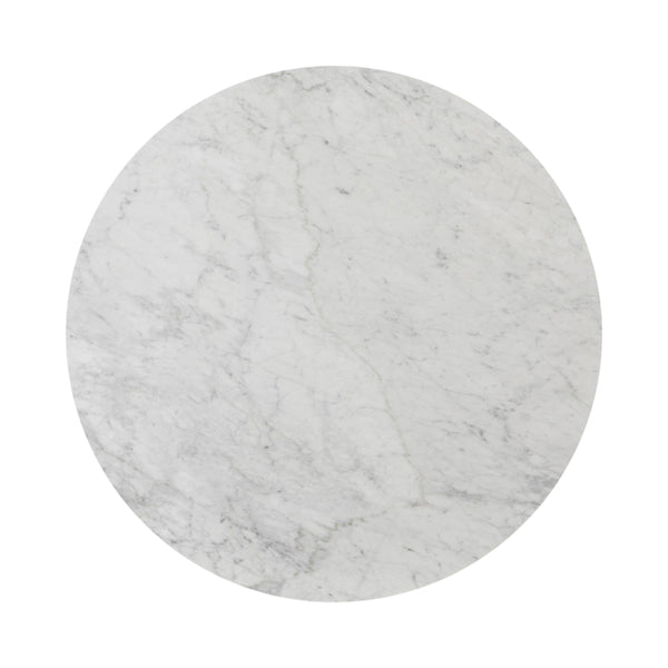 Toli End Table - Italian White Marble