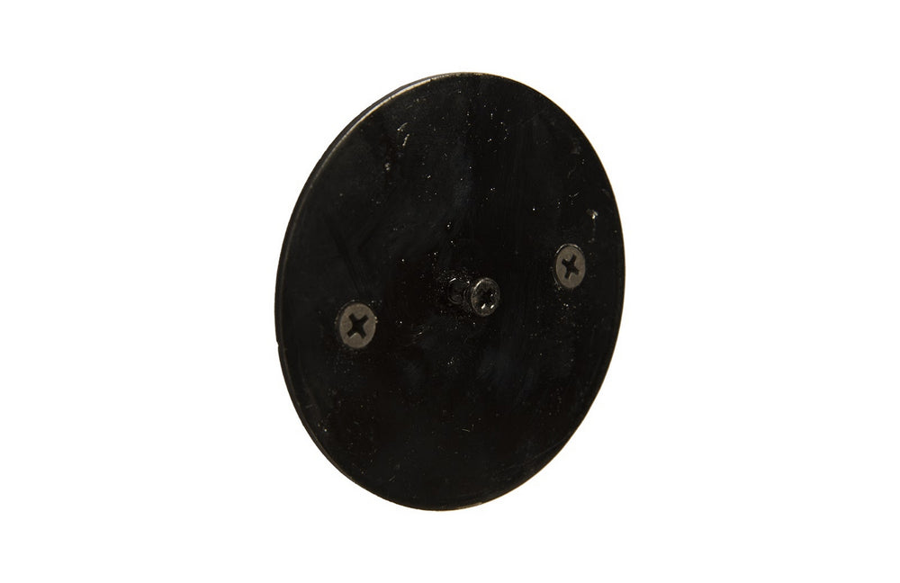 Gem Wall Slice in Brass Setting, Rose Quartz