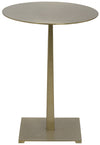 Stiletto Side Table, Metal with Brass Finish