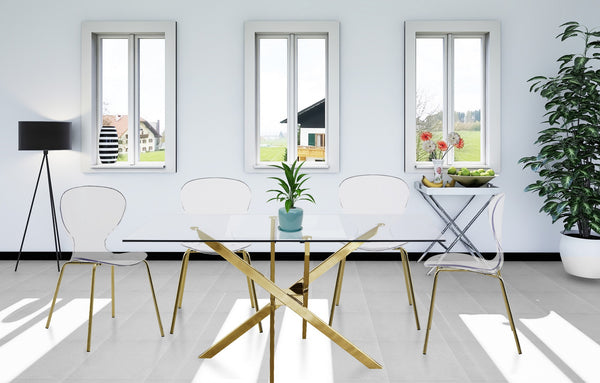 Arturo Dining Chair In Gold