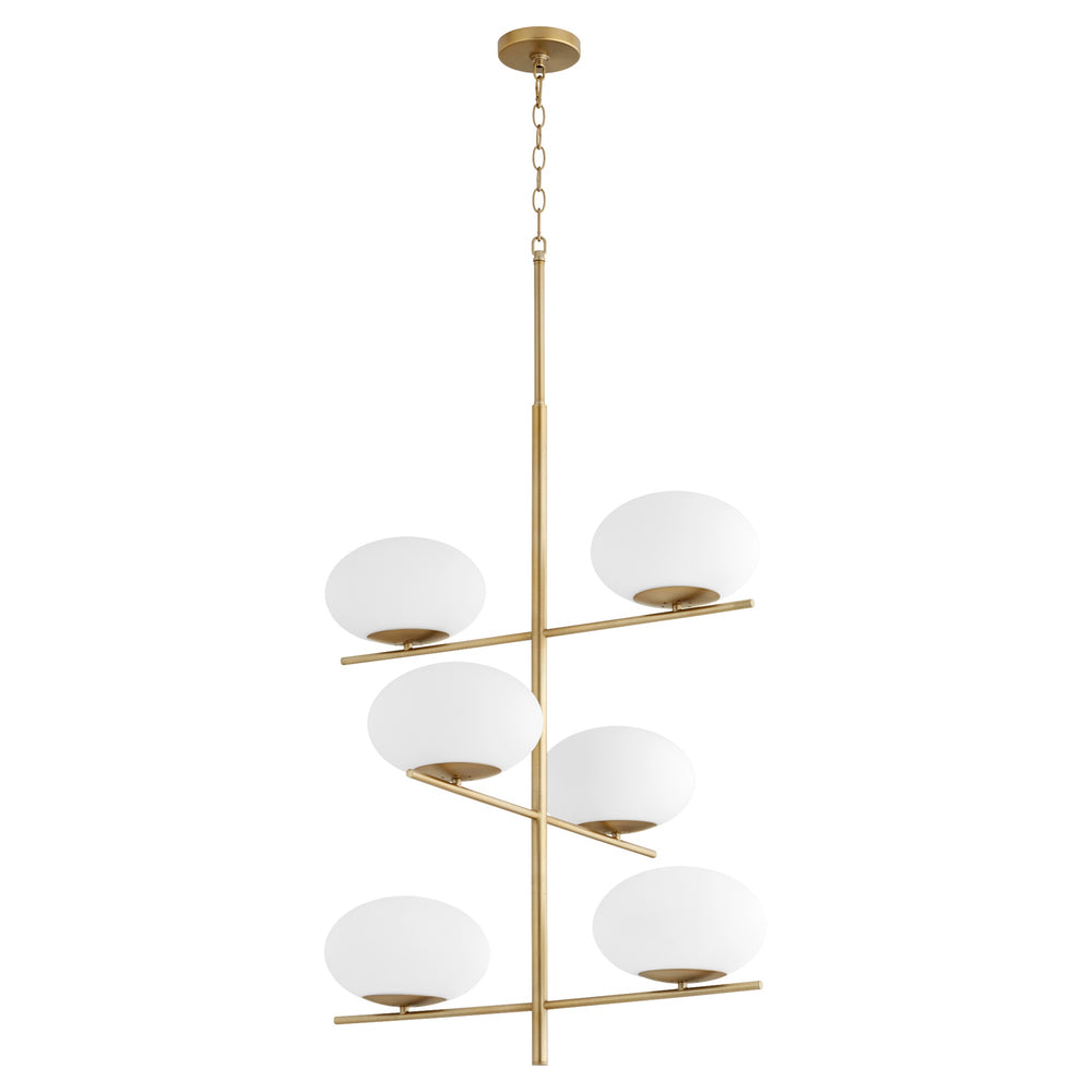 Pod Chandelier | Aged Brass - Large
