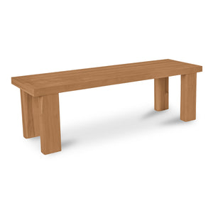 Marina Outdoor Dining Bench Natural Teak