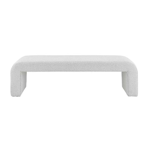 Vioreen Fabric Bench, Boucle Beige