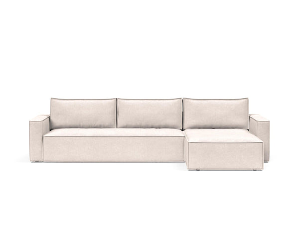 NEWILLA SOFA BED W/LOUNGER, 57"X118" W/STANDARD ARM RESTS