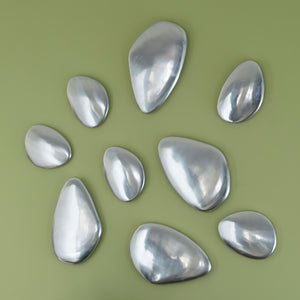 River Stone  Wall Tile, Aluminum, Small