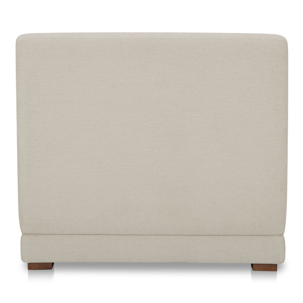 Moe's Fraser Slipper Chair Off White Upholstery