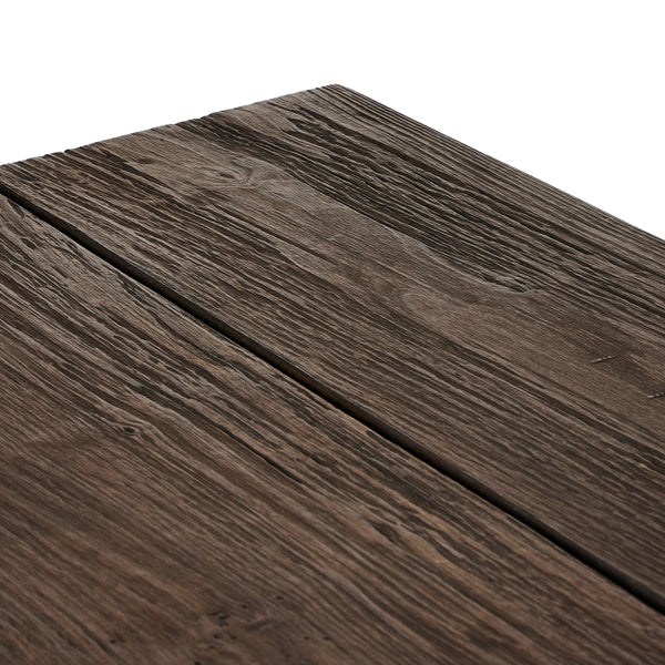 Atlas Console Table in Smoked Alder'