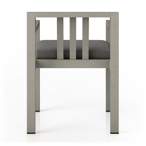 Monterey Outdoor Dining Armchair In Grey