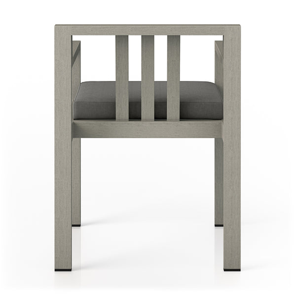 Monterey Outdoor Dining Armchair In Grey