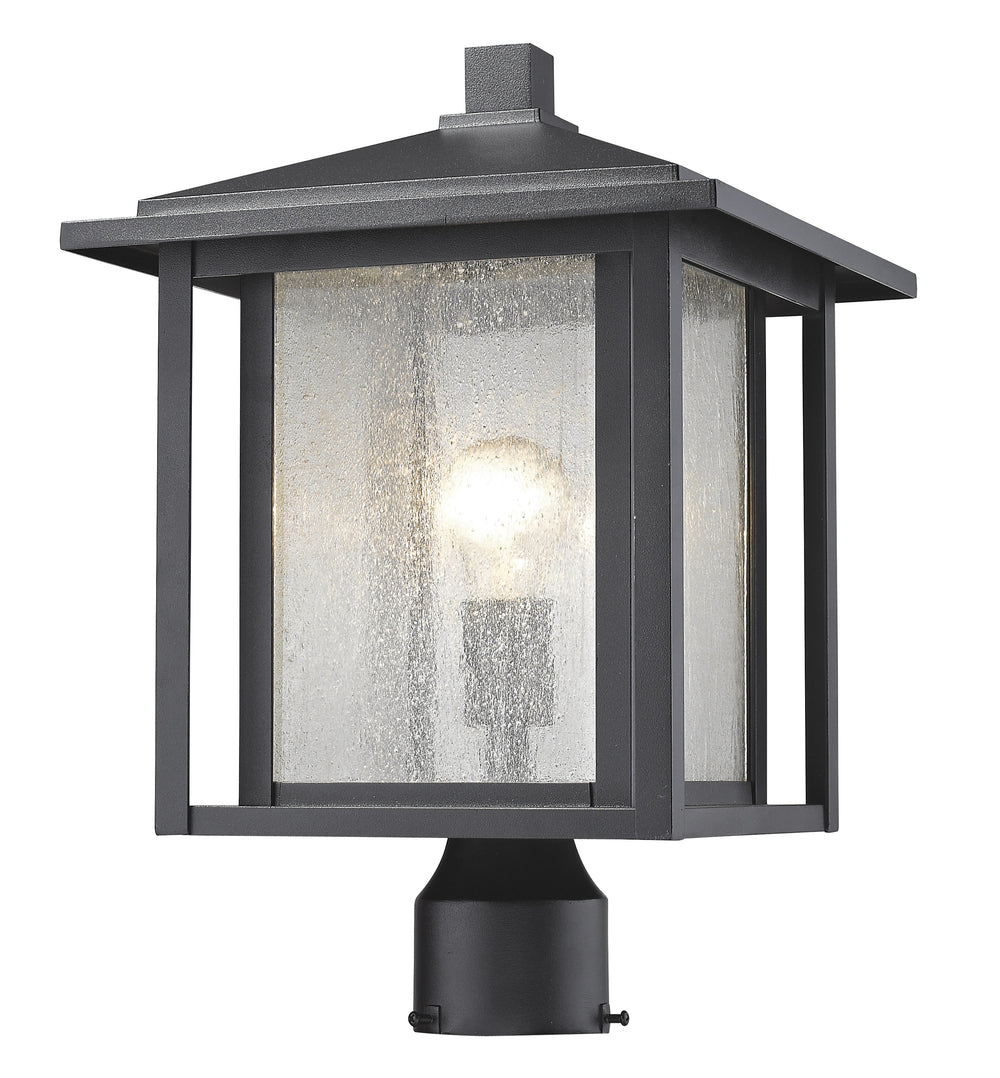 Aspen 1 Light Outdoor in Black Finish