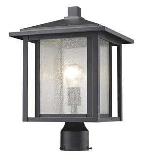 Aspen 1 Light Outdoor in Black Finish