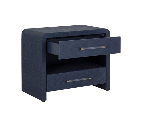 ATHERTON NIGHTSTAND - INDIGO