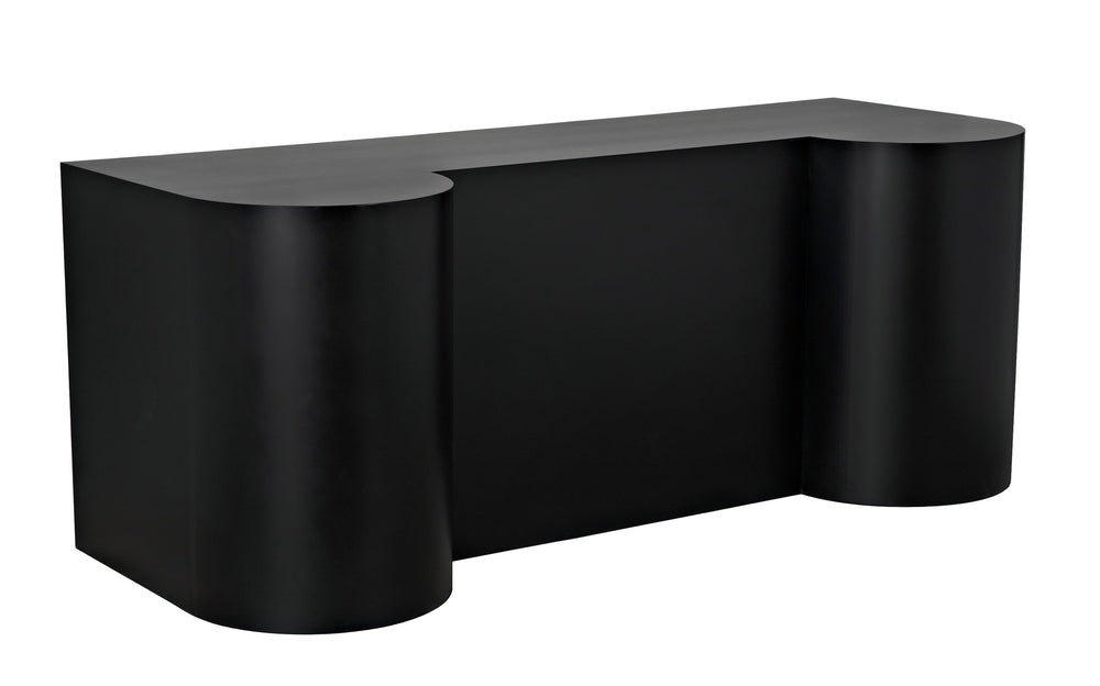 Concierge Desk, Black Steel