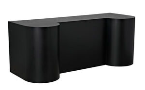 Concierge Desk, Black Steel