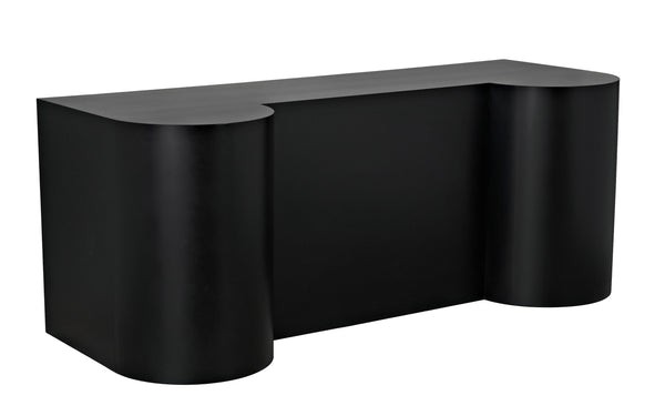 Concierge Desk, Black Steel