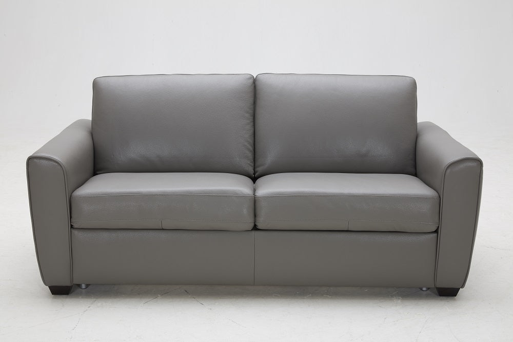 Pearl Sofa Bed in Grey Leather