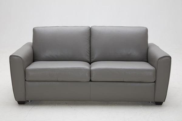 Pearl Sofa Bed in Grey Leather