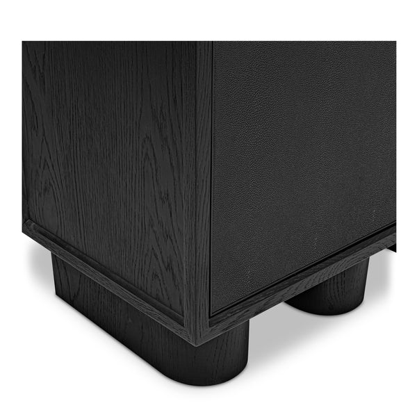 Moe's Marcelle Sideboard Black with Gold Accents