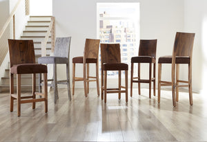 Origins Bar Stool, Chamcha Wood, Natural