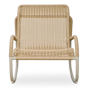 Moe's Lyra Outdoor Rocking Chair in Beige