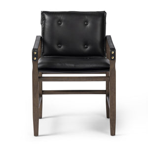 Lenz Dining Armchair In Carson Black