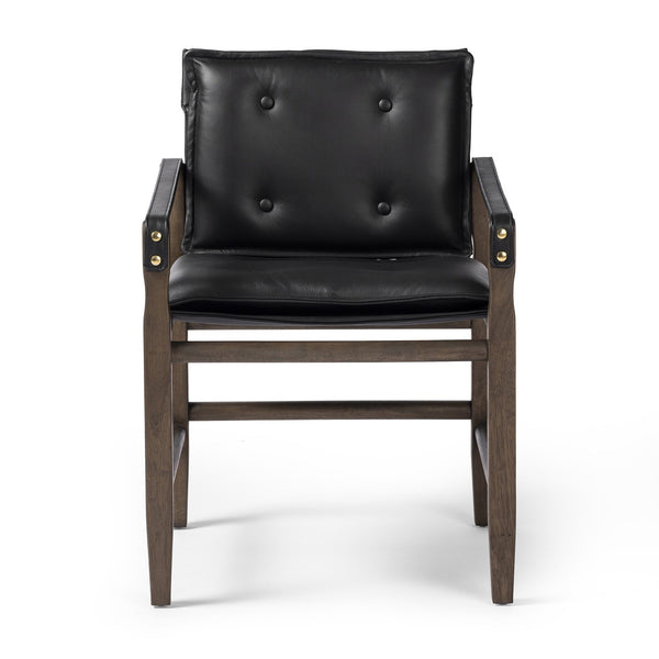 Lenz Dining Armchair In Carson Black