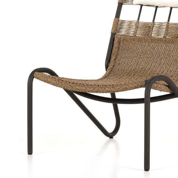 Tegan Outdoor Chair In Faux Dark Hyacinth