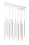Forest 14 Light Island/Billiard in Chrome Finish
