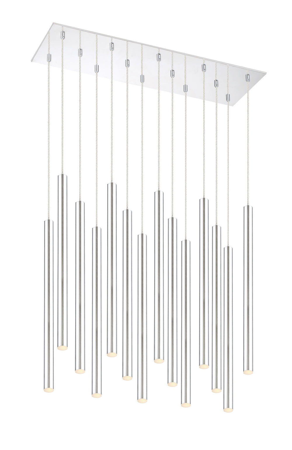 Forest 14 Light Island/Billiard in Chrome Finish
