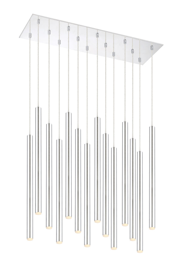 Forest 14 Light Island/Billiard in Chrome Finish
