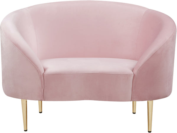 Bradford Chair In Pink Velvet