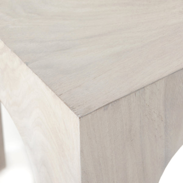 Fausto End Table In Bleached Guanacaste