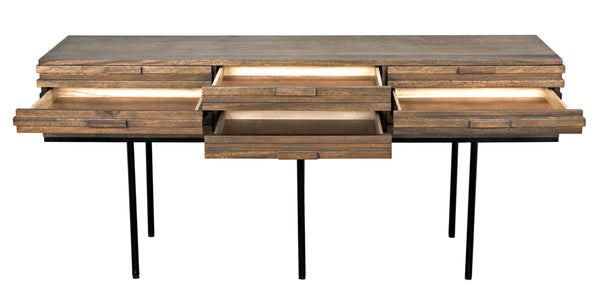 Zodiac Dark Walnut Sideboard