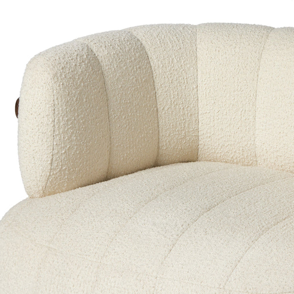 Doss Swivel Chair In Terra Brown Oak