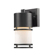 Luminata Outdoor LED Wall Light in Black Finish