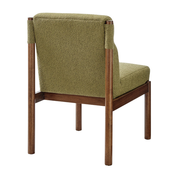 Micah Boucle Dining Side Chair, Palladian Green