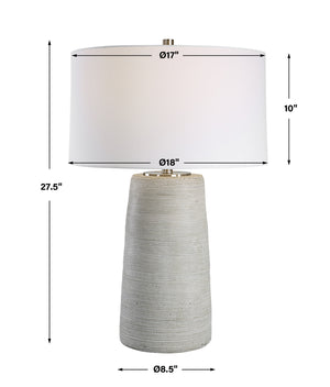 Mountainscape Ceramic Table Lamp