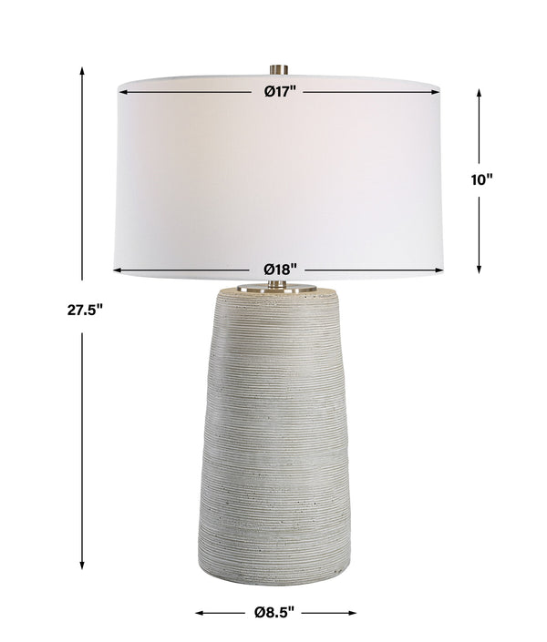 Mountainscape Ceramic Table Lamp