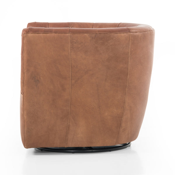 Hanover Swivel Chair In Heirloom Sienna
