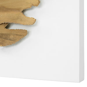 Lev White Metal Wall Decor