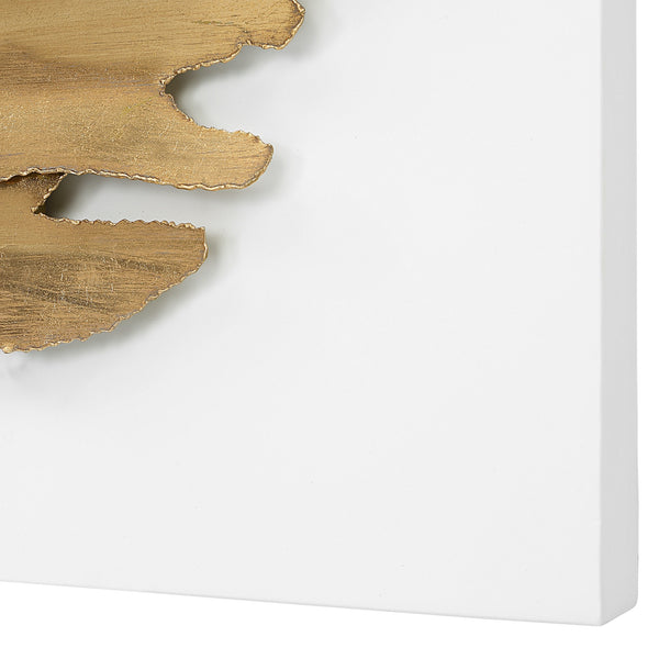 Lev White Metal Wall Decor