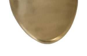 River Stone  Wall Tile, Brass Finish, Small