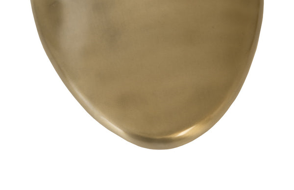 River Stone  Wall Tile, Brass Finish, Small