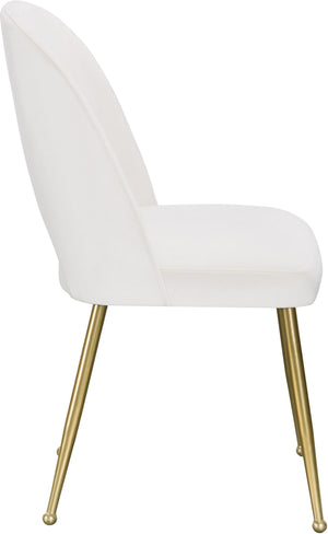 Ramon Dining Chair In Cream Velvet