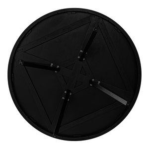 Moe's Parq 60" Round Dining Table Black Acacia