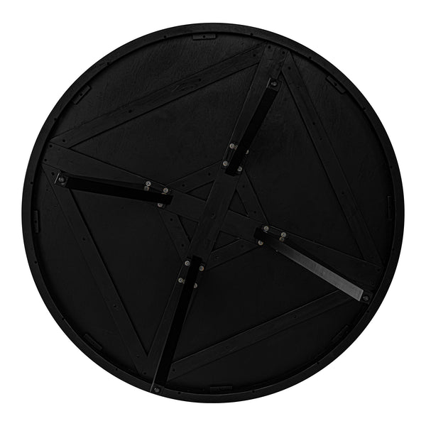 Moe's Parq 60" Round Dining Table Black Acacia