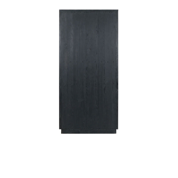 Larson Solid Wood Cabinet with Glass Windows