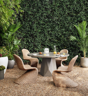 Portia Outdoor Dining Chair In Vintage Ntrl