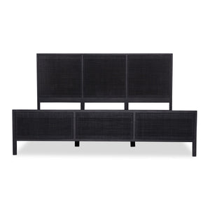 Sydney King Bed - Black Wash