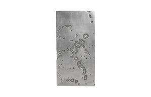 Splotch Wall Art, Silver, Rectangle - B